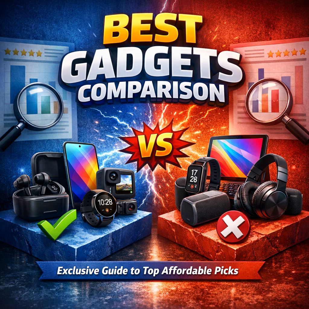 Illustration of Best Gadgets Comparison: Exclusive Guide to Top Affordable Picks