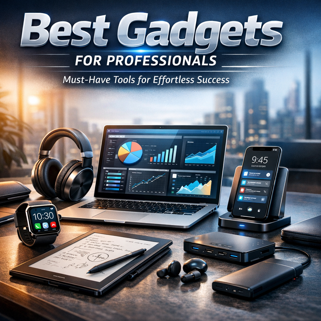 Illustration of Best Gadgets for Professionals: Must-Have Tools for Effortless Success
