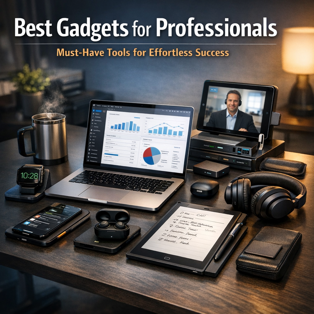 Illustration of Best Gadgets for Professionals: Must-Have Tools for Effortless Success