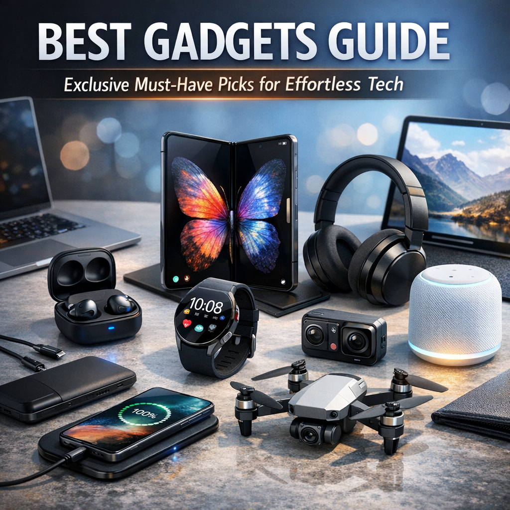 Illustration of Best Gadgets Guide: Exclusive Must-Have Picks for Effortless Tech