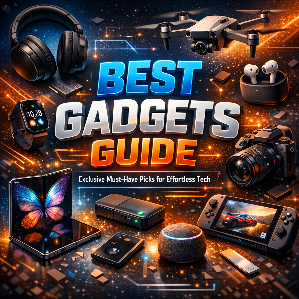 Illustration of Best Gadgets Guide: Exclusive Must-Have Picks for Effortless Tech