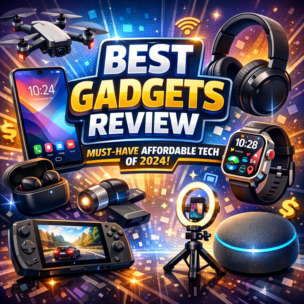 Illustration of Best Gadgets Review: Must-Have Affordable Tech of 2024
