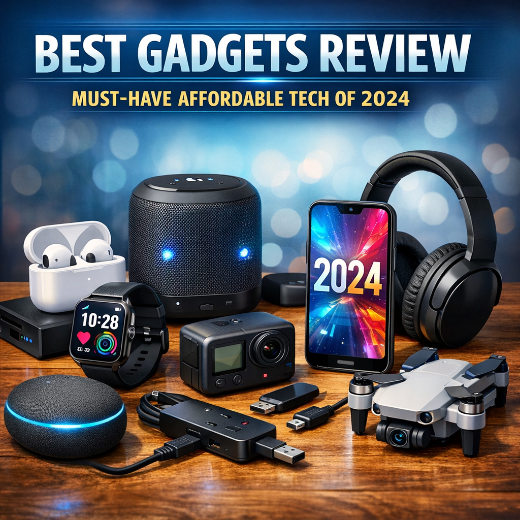 Illustration of Best Gadgets Review: Must-Have Affordable Tech of 2024