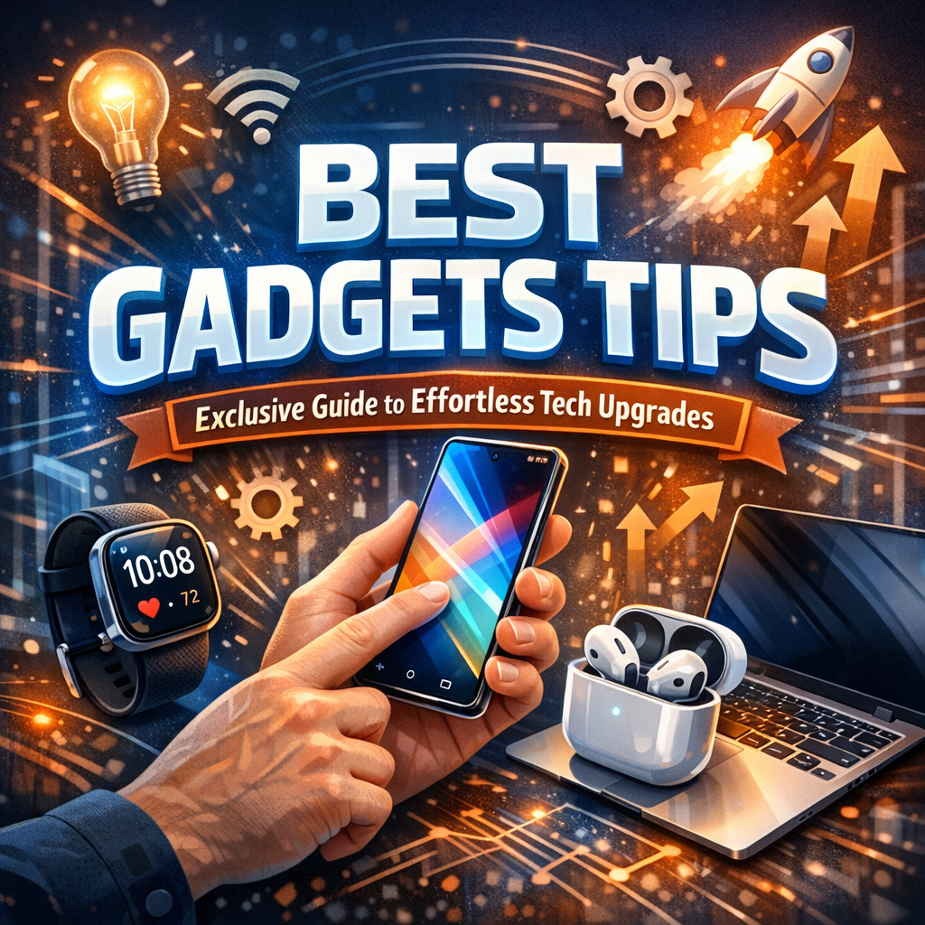 Illustration of Best Gadgets Tips: Exclusive Guide to Effortless Tech Upgrades