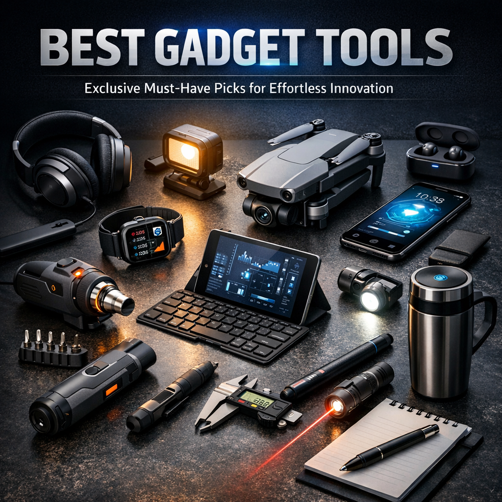 Illustration of Best Gadgets Tools: Exclusive Must-Have Picks for Effortless Innovation