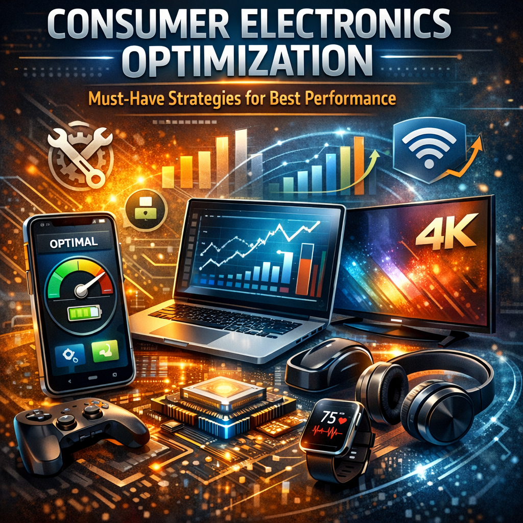 Illustration of Consumer Electronics Optimization: Must-Have Strategies for Best Performance