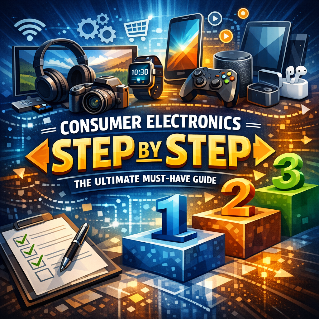 Illustration of Consumer Electronics Step by Step: The Ultimate Must-Have Guide