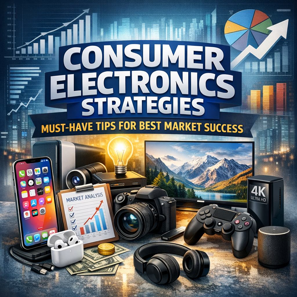 Illustration of Consumer Electronics Strategies: Must-Have Tips for Best Market Success