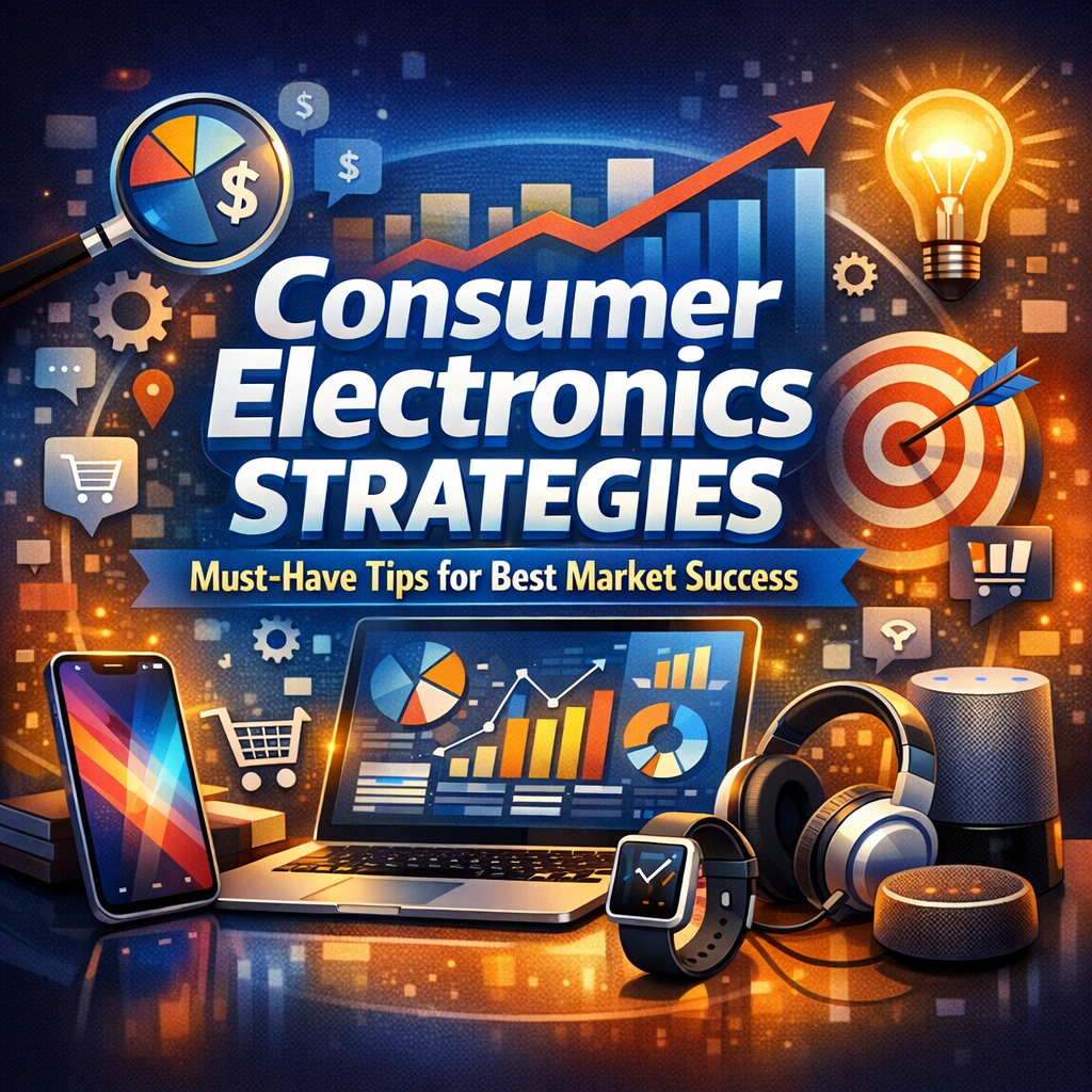 Illustration of Consumer Electronics Strategies: Must-Have Tips for Best Market Success