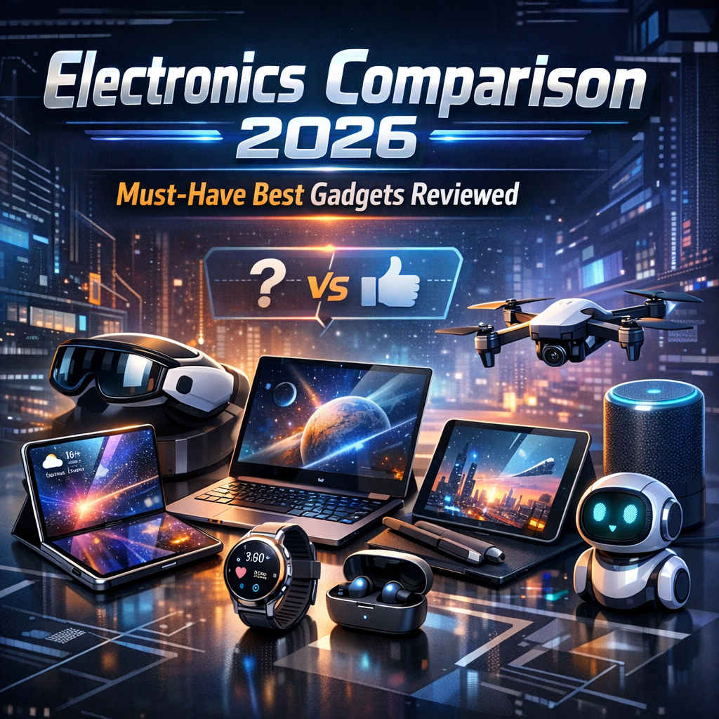 Illustration of Electronics Comparison 2026: Must-Have Best Gadgets Reviewed