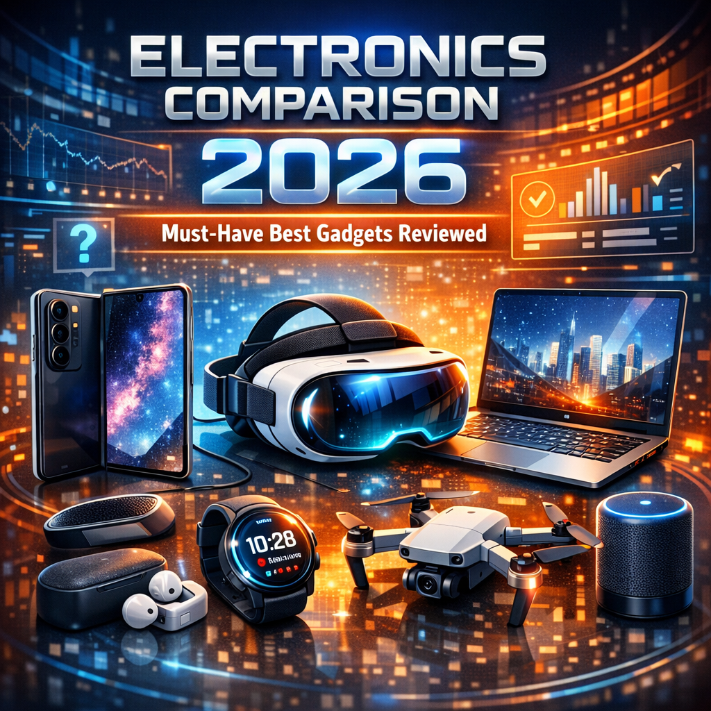 Illustration of Electronics Comparison 2026: Must-Have Best Gadgets Reviewed