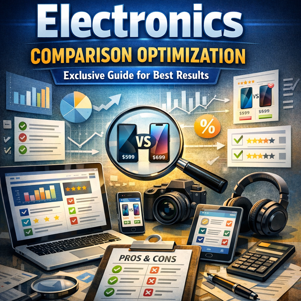 Illustration of Electronics Comparison Optimization: Exclusive Guide for Best Results