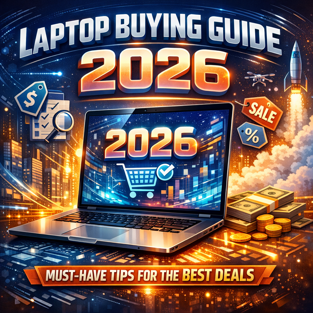 Illustration of Laptop Buying Guide 2026: Must-Have Tips for the Best Deals