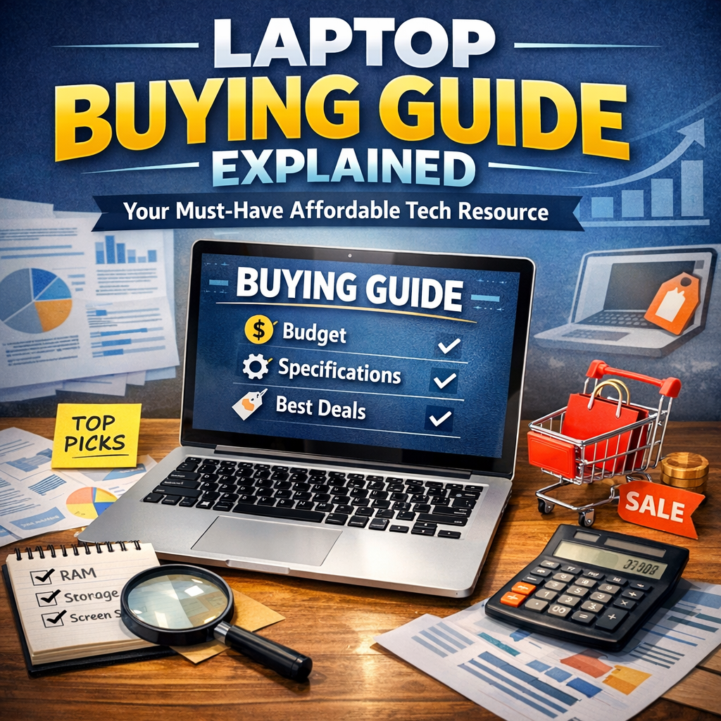 Illustration of Laptop Buying Guide Explained: Your Must-Have Affordable Tech Resource