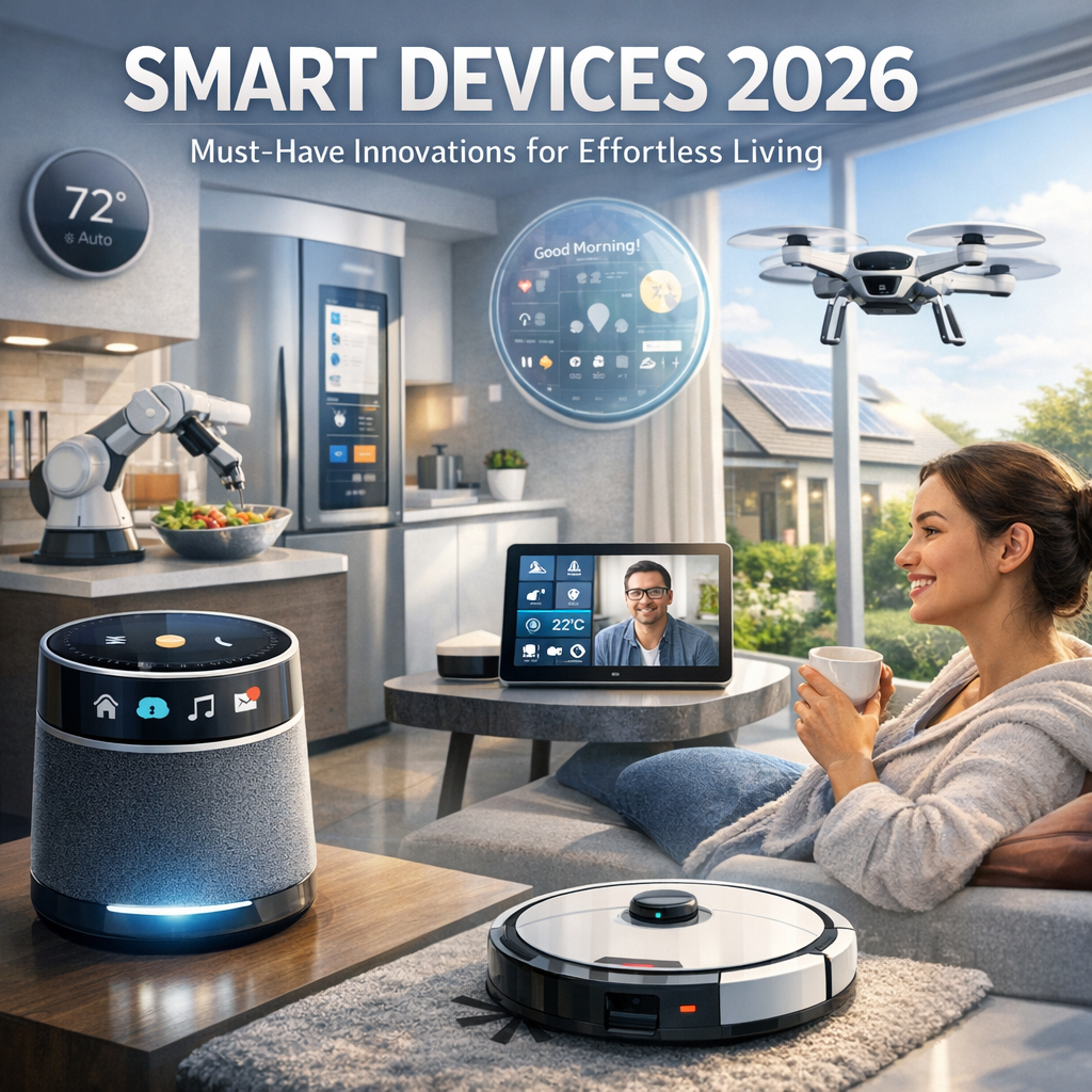 Illustration of Smart Devices 2026: Must-Have Innovations for Effortless Living
