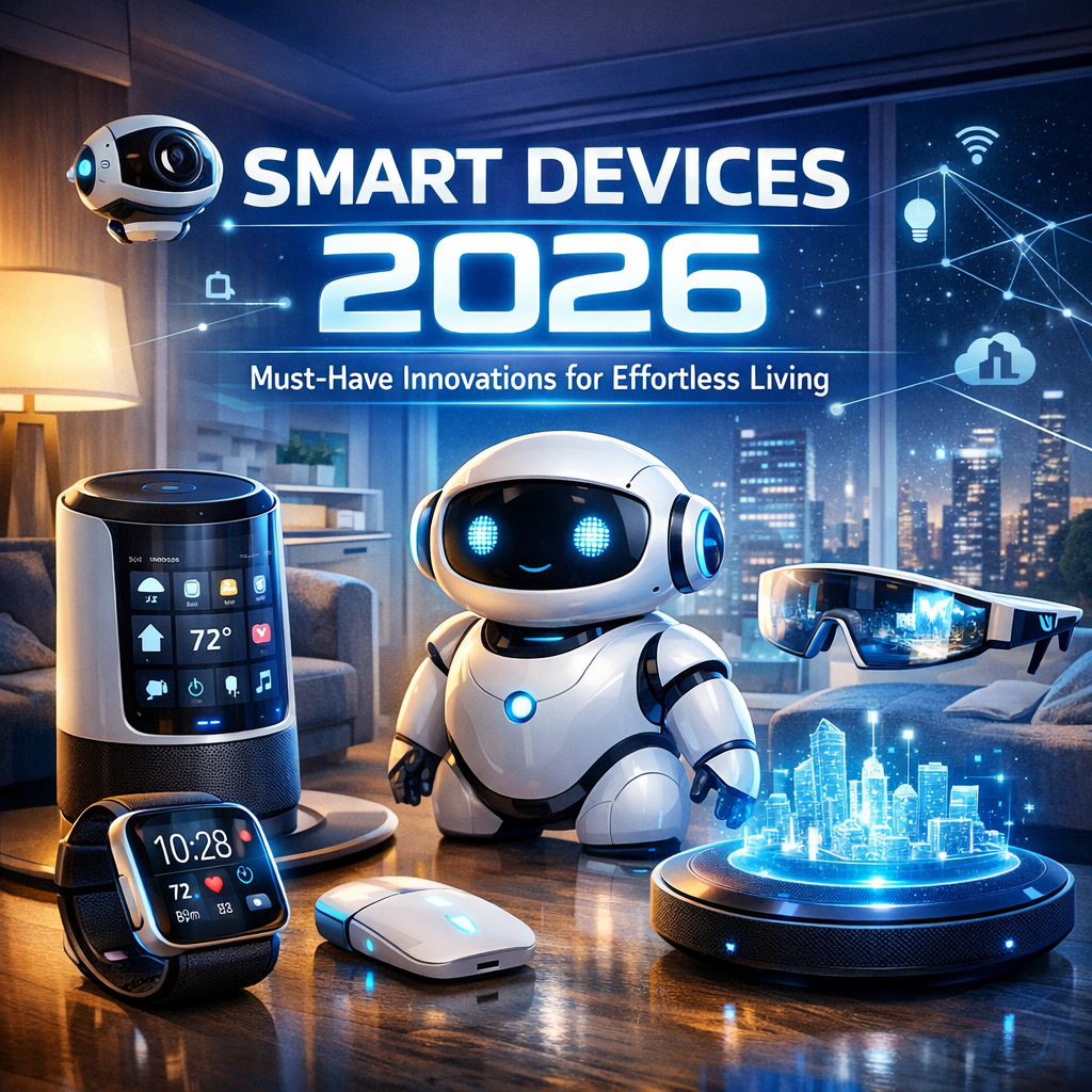 Illustration of Smart Devices 2026: Must-Have Innovations for Effortless Living