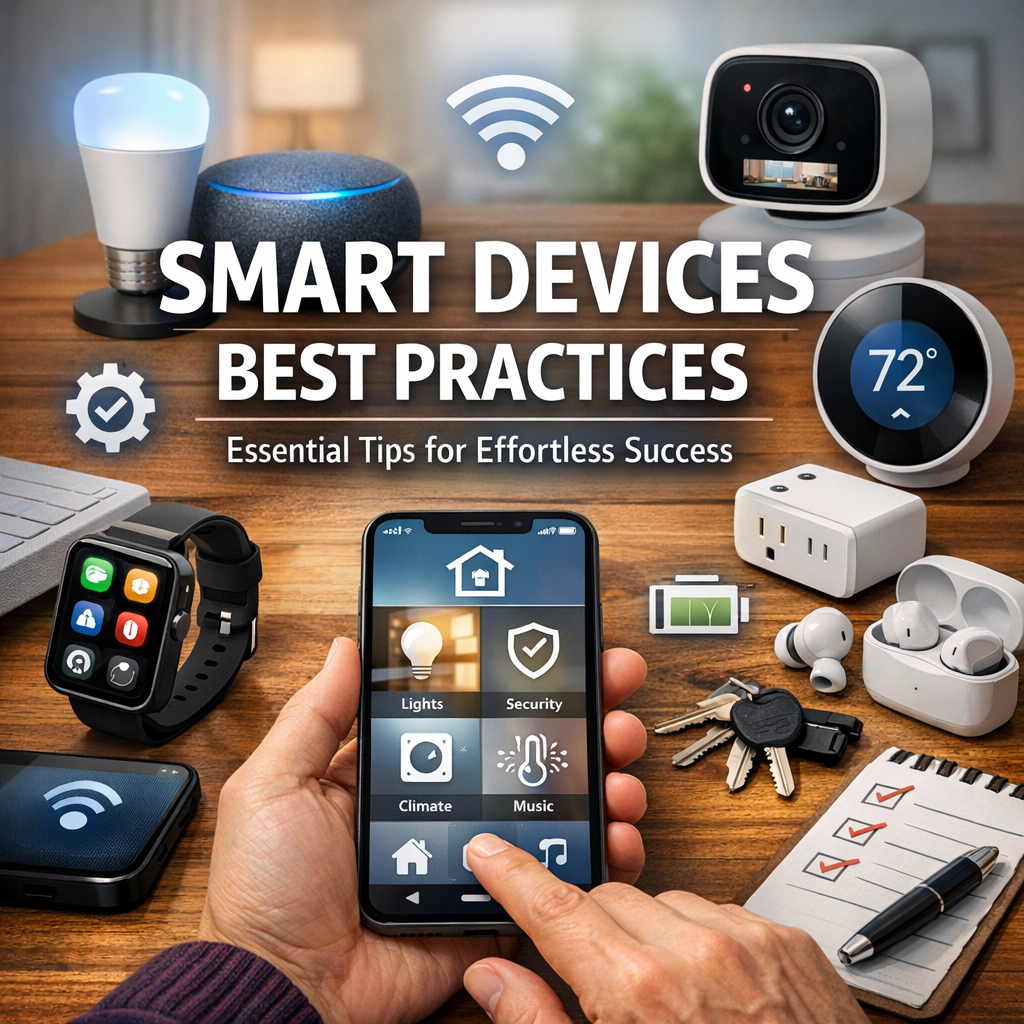Illustration of Smart Devices Best Practices: Essential Tips for Effortless Success