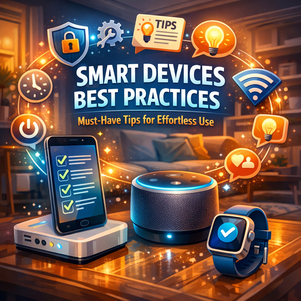 Illustration of Smart Devices Best Practices: Must-Have Tips for Effortless Use