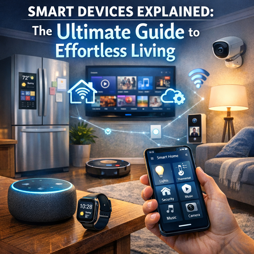 Illustration of Smart Devices Explained: The Ultimate Guide to Effortless Living