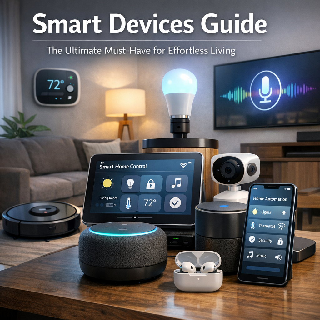 Illustration of Smart Devices Guide: The Ultimate Must-Have for Effortless Living