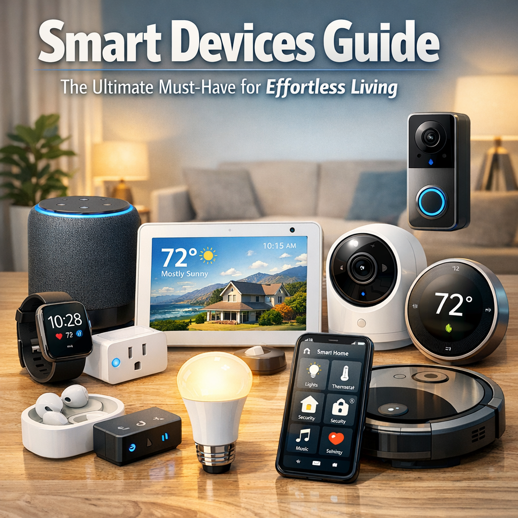 Illustration of Smart Devices Guide: The Ultimate Must-Have for Effortless Living