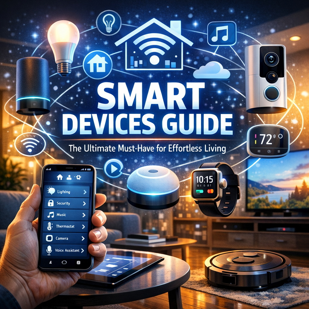 Illustration of Smart Devices Guide: The Ultimate Must-Have for Effortless Living