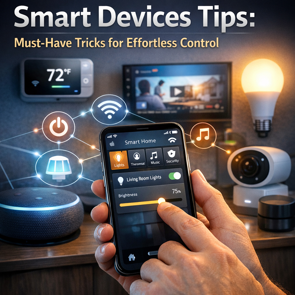 Illustration of Smart Devices Tips: Must-Have Tricks for Effortless Control