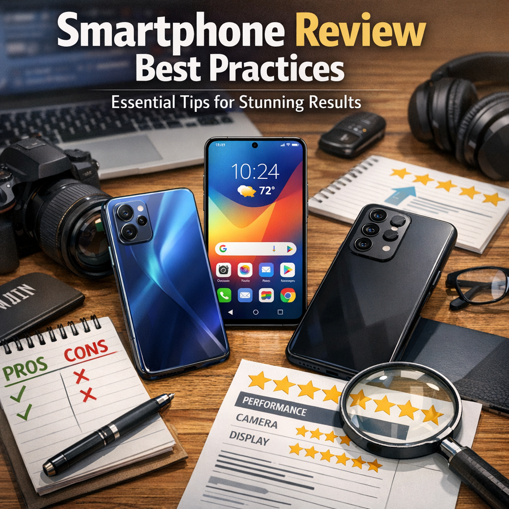 Illustration of Smartphones Review Best Practices: Essential Tips for Stunning Results
