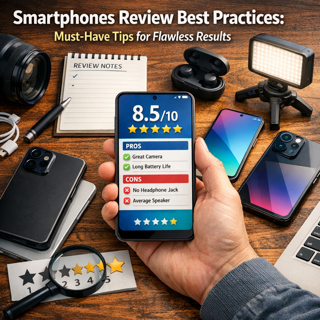 Illustration of Smartphones Review Best Practices: Must-Have Tips for Flawless Results