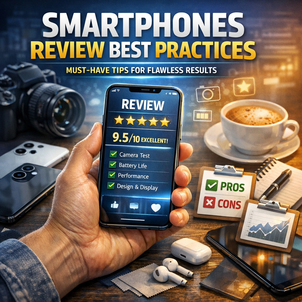Illustration of Smartphones Review Best Practices: Must-Have Tips for Flawless Results