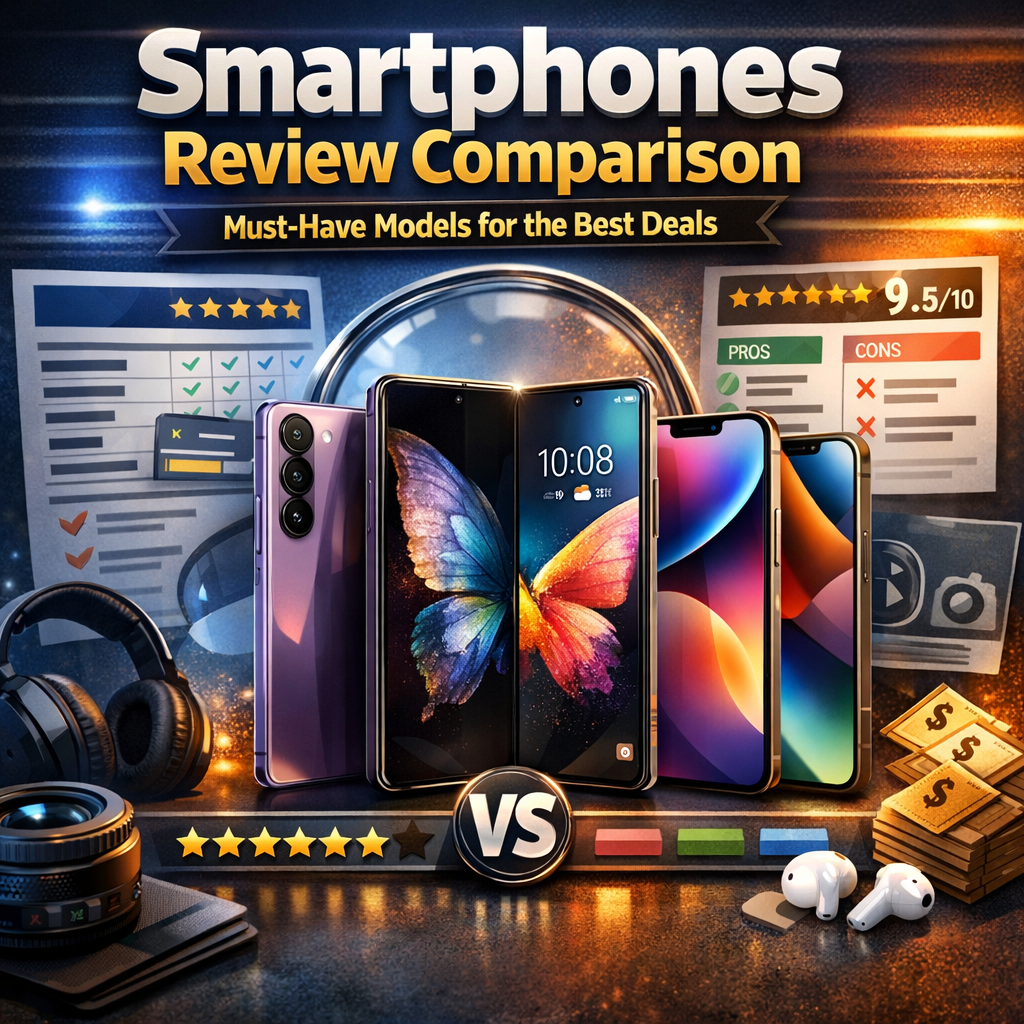 Illustration of Smartphones Review Comparison: Must-Have Models for the Best Deals