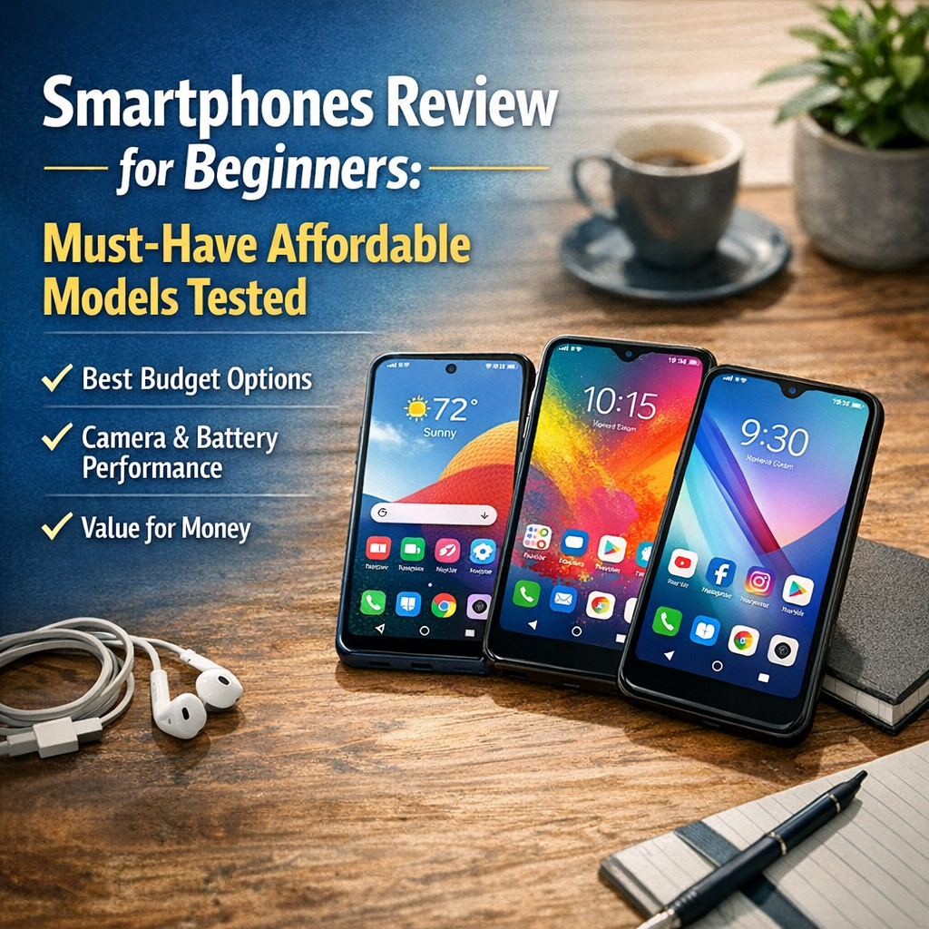 Illustration of Smartphones Review for Beginners: Must-Have Affordable Models Tested