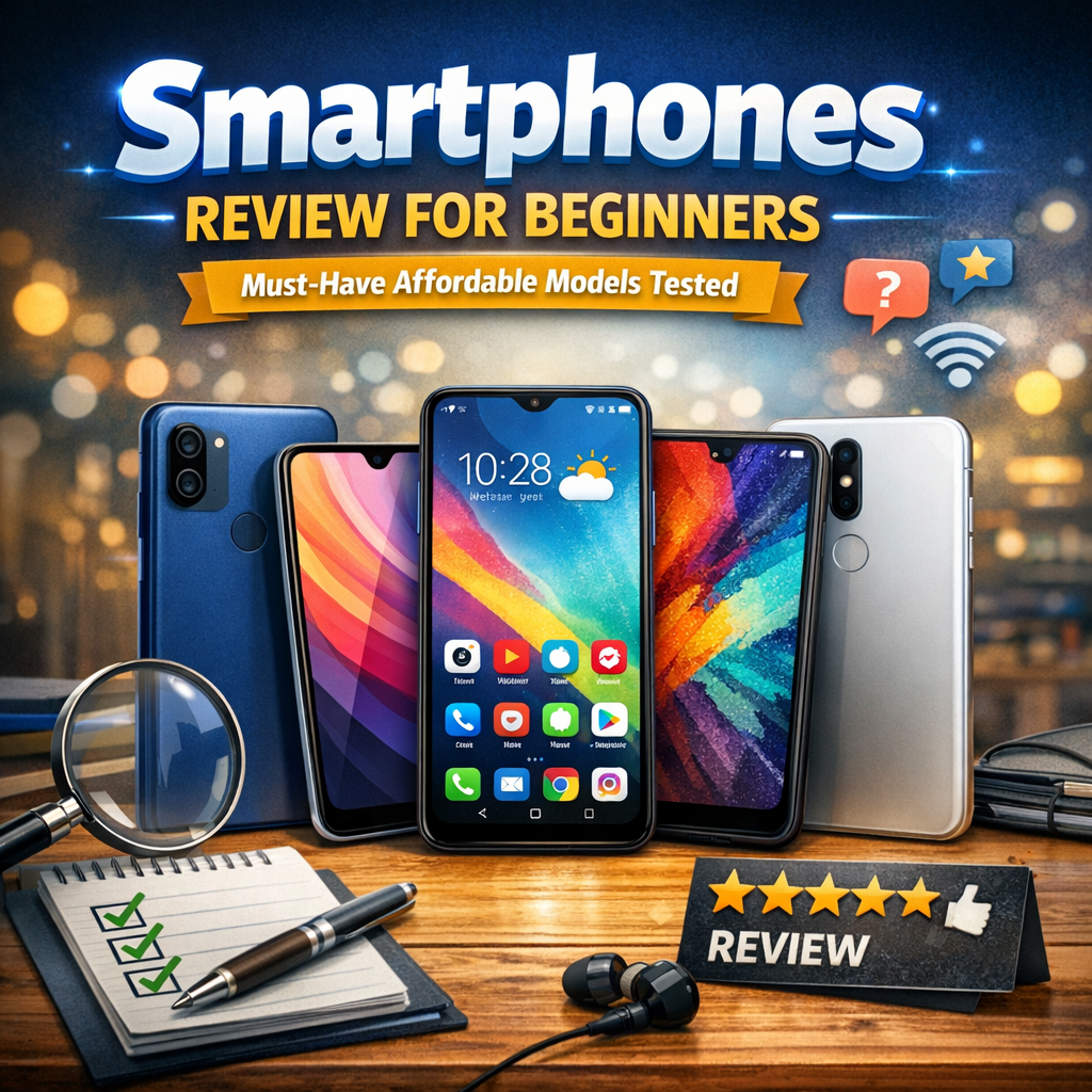 Illustration of Smartphones Review for Beginners: Must-Have Affordable Models Tested