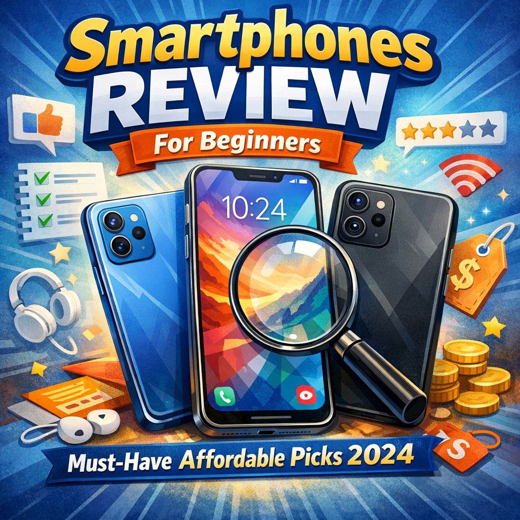 Illustration of Smartphones Review for Beginners: Must-Have Affordable Picks 2024