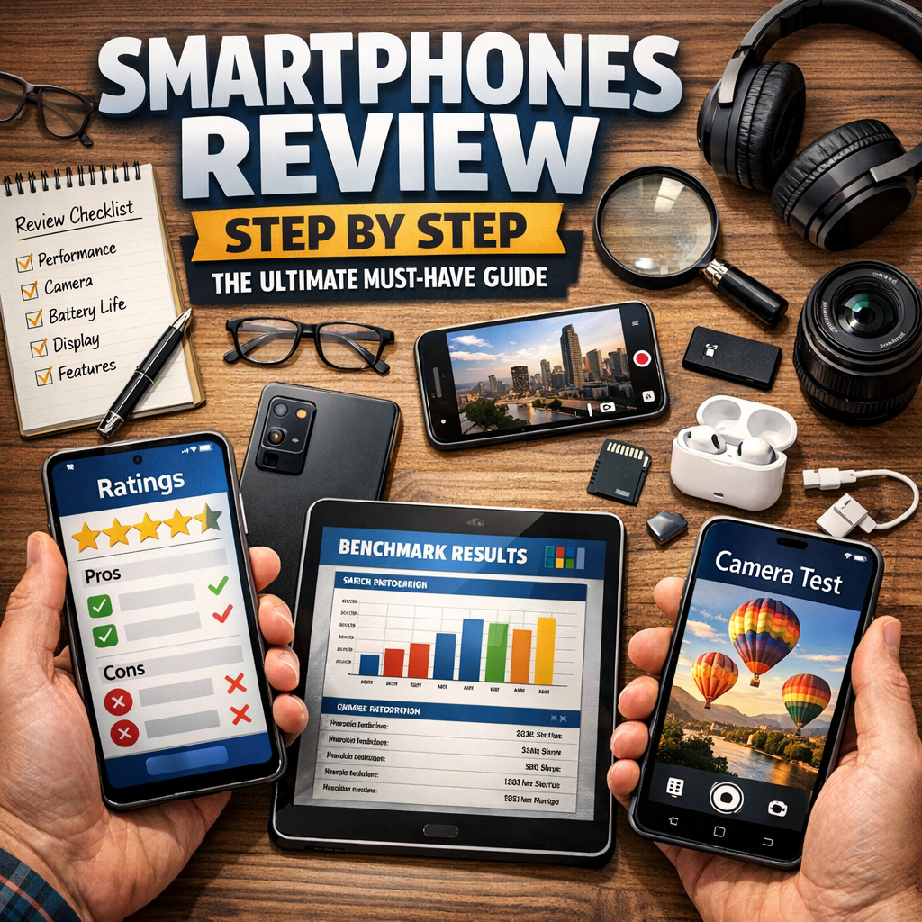 Illustration of Smartphones Review Step by Step: The Ultimate Must-Have Guide