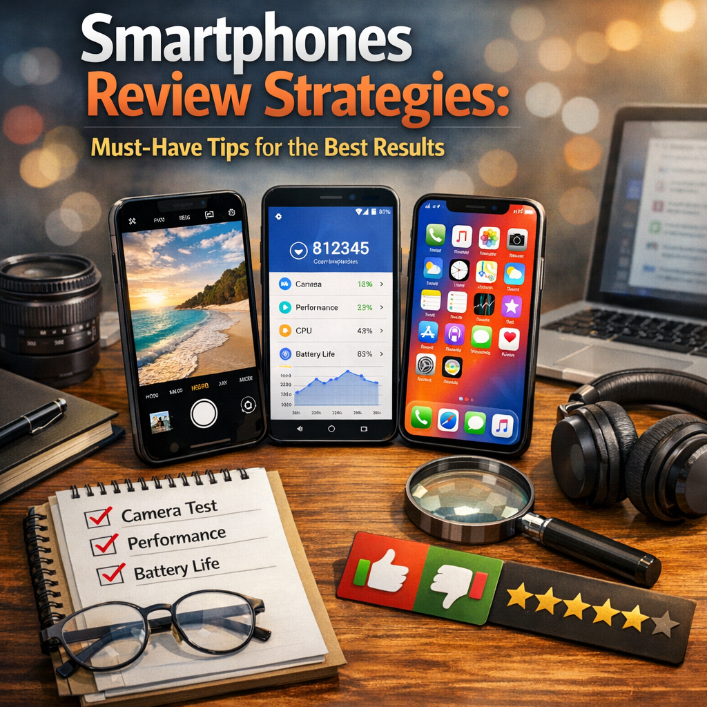 Illustration of Smartphones Review Strategies: Must-Have Tips for the Best Results