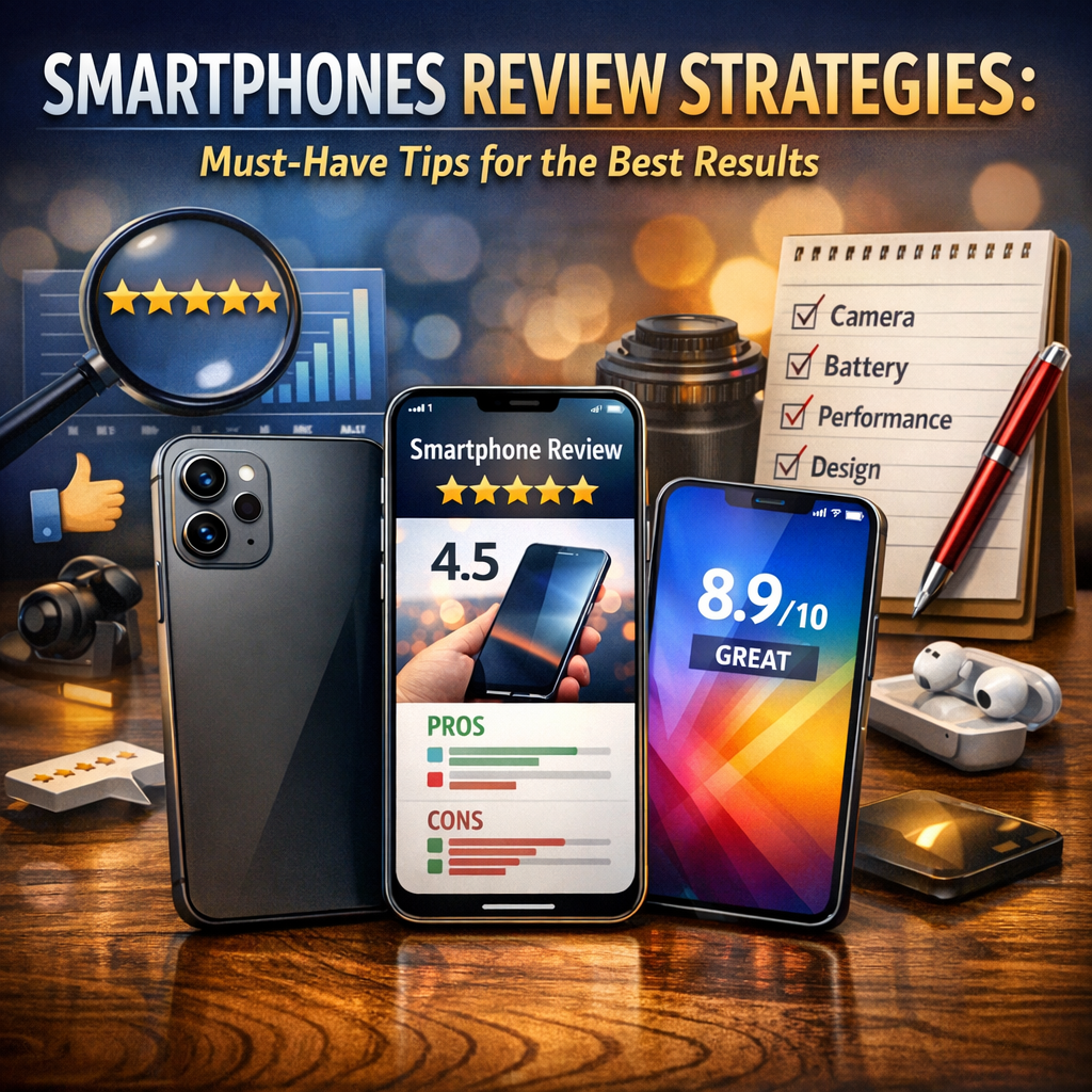 Illustration of Smartphones Review Strategies: Must-Have Tips for the Best Results