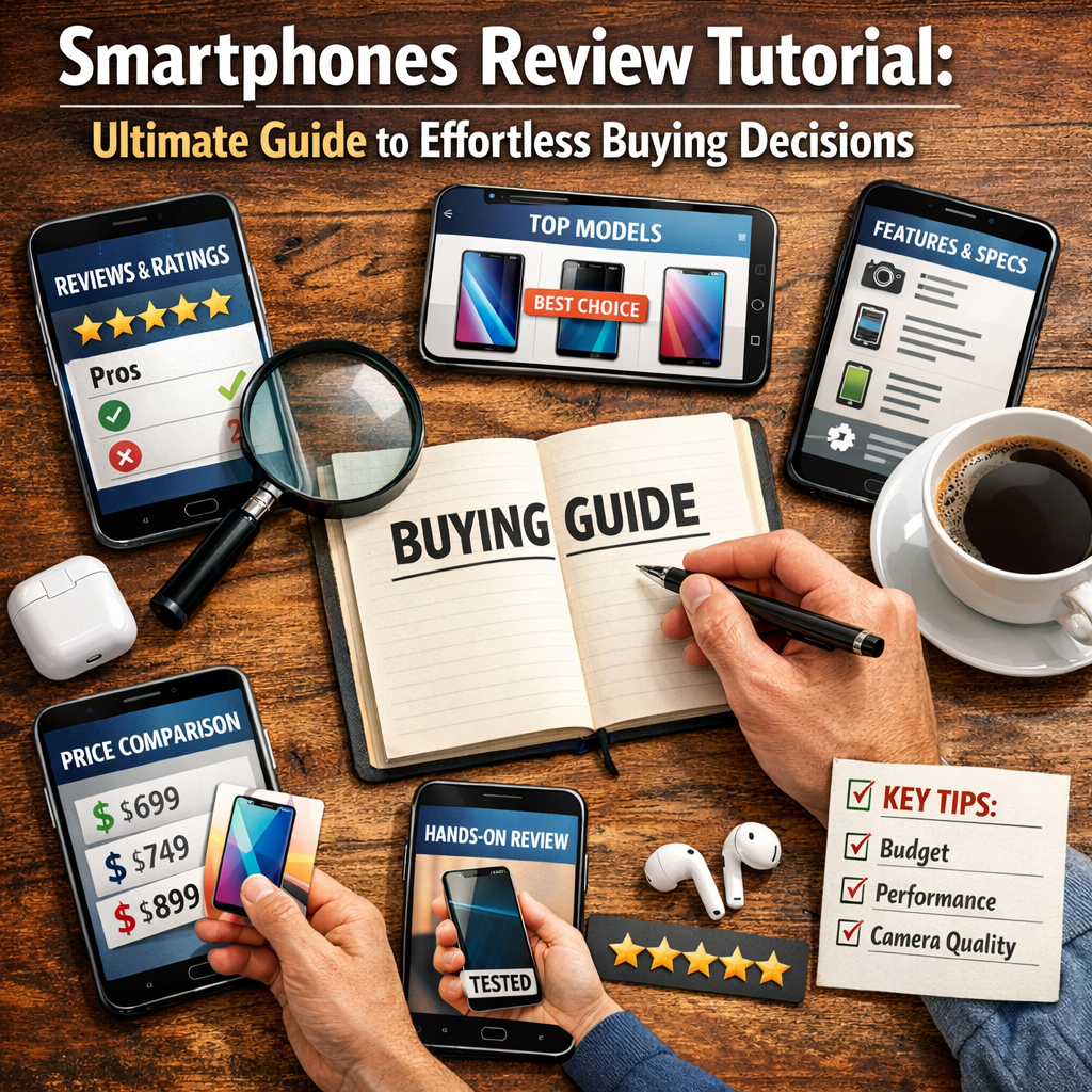 Illustration of Smartphones Review Tutorial: Ultimate Guide to Effortless Buying Decisions