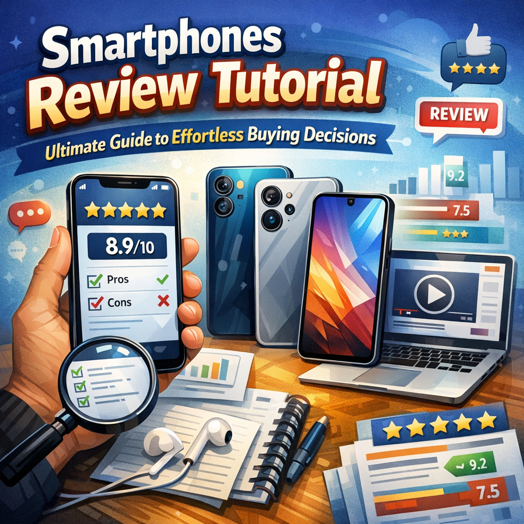 Illustration of Smartphones Review Tutorial: Ultimate Guide to Effortless Buying Decisions