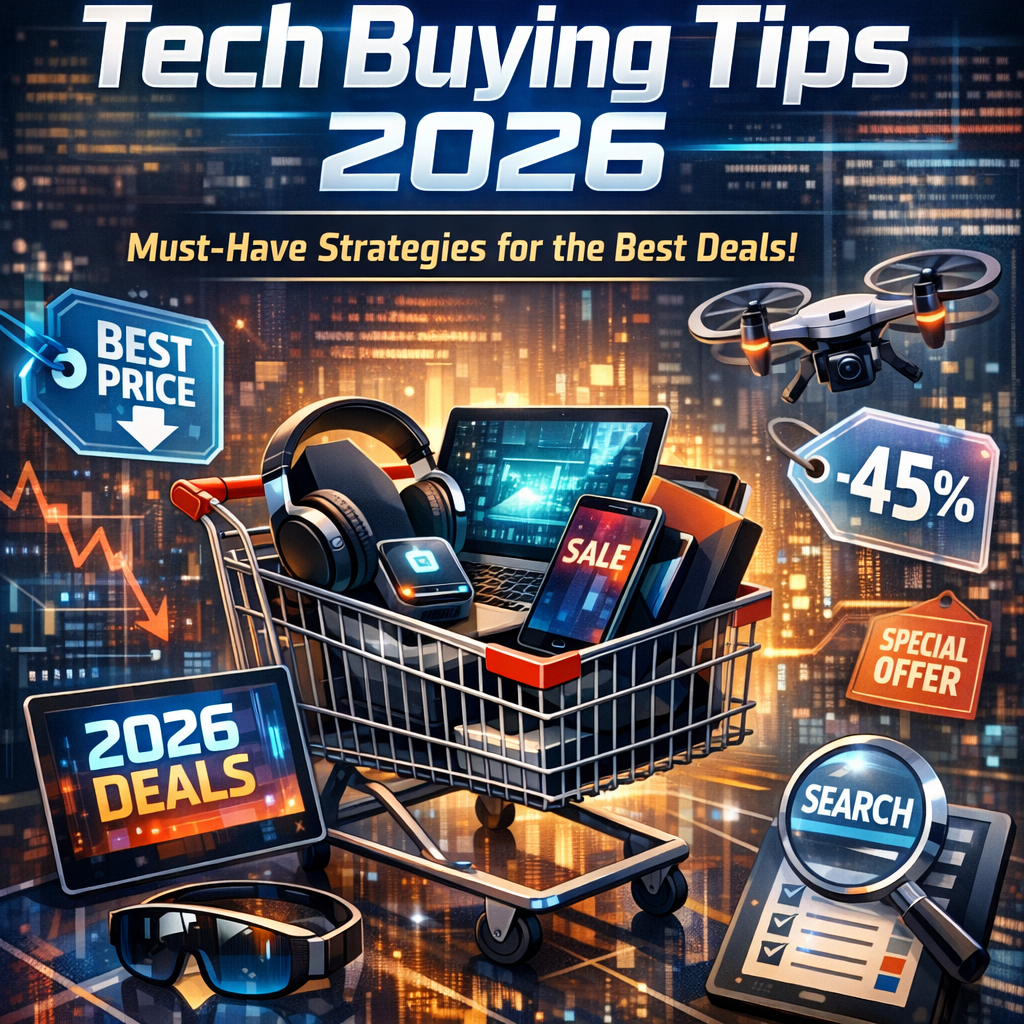 Illustration of Tech Buying Tips 2026: Must-Have Strategies for the Best Deals
