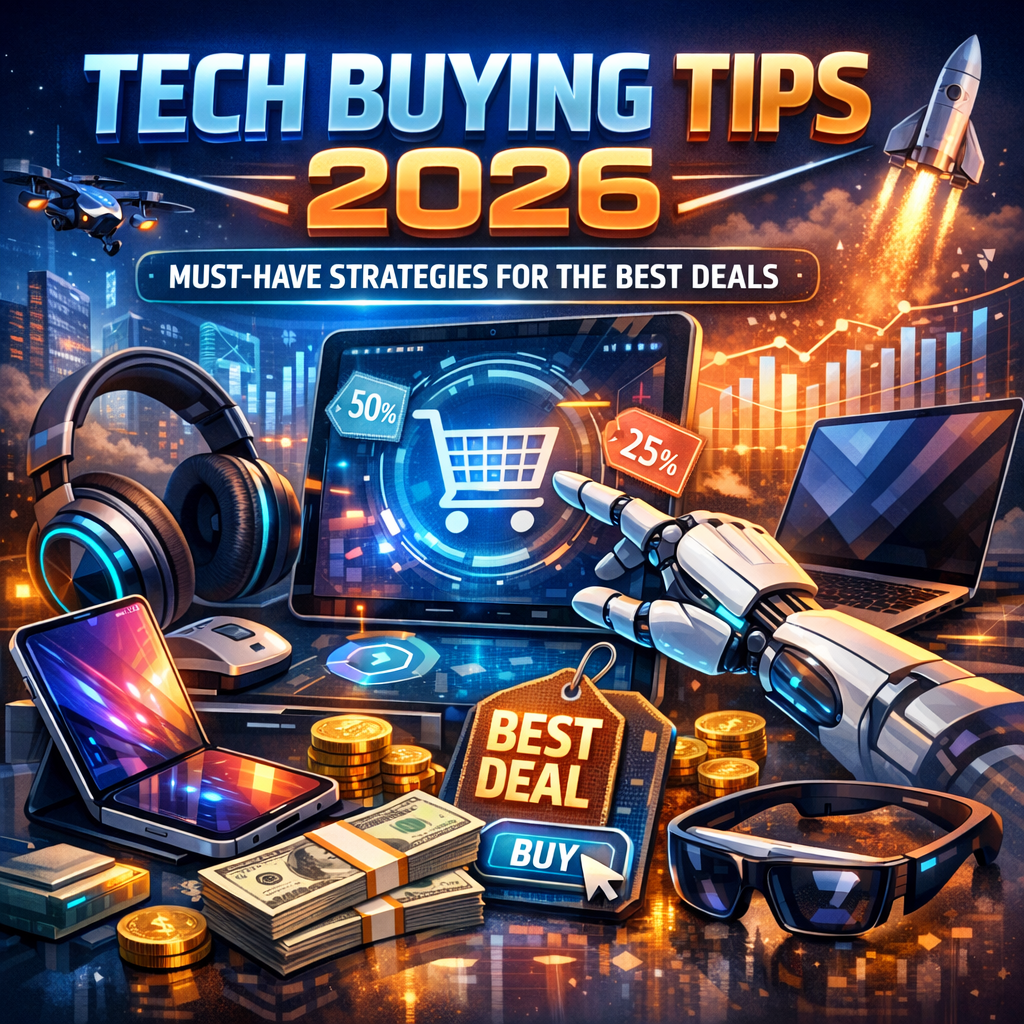 Illustration of Tech Buying Tips 2026: Must-Have Strategies for the Best Deals