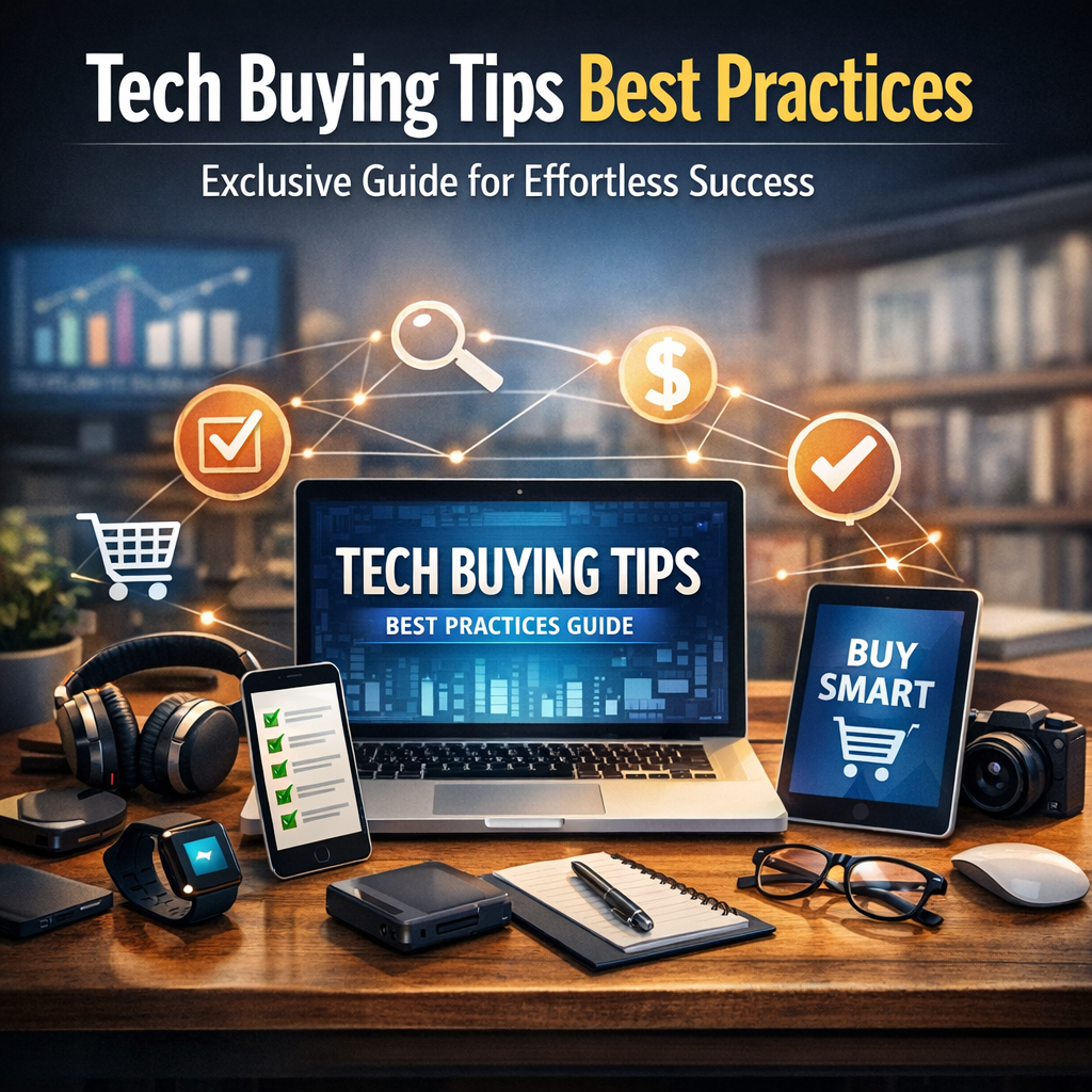 Illustration of Tech Buying Tips Best Practices: Exclusive Guide for Effortless Success