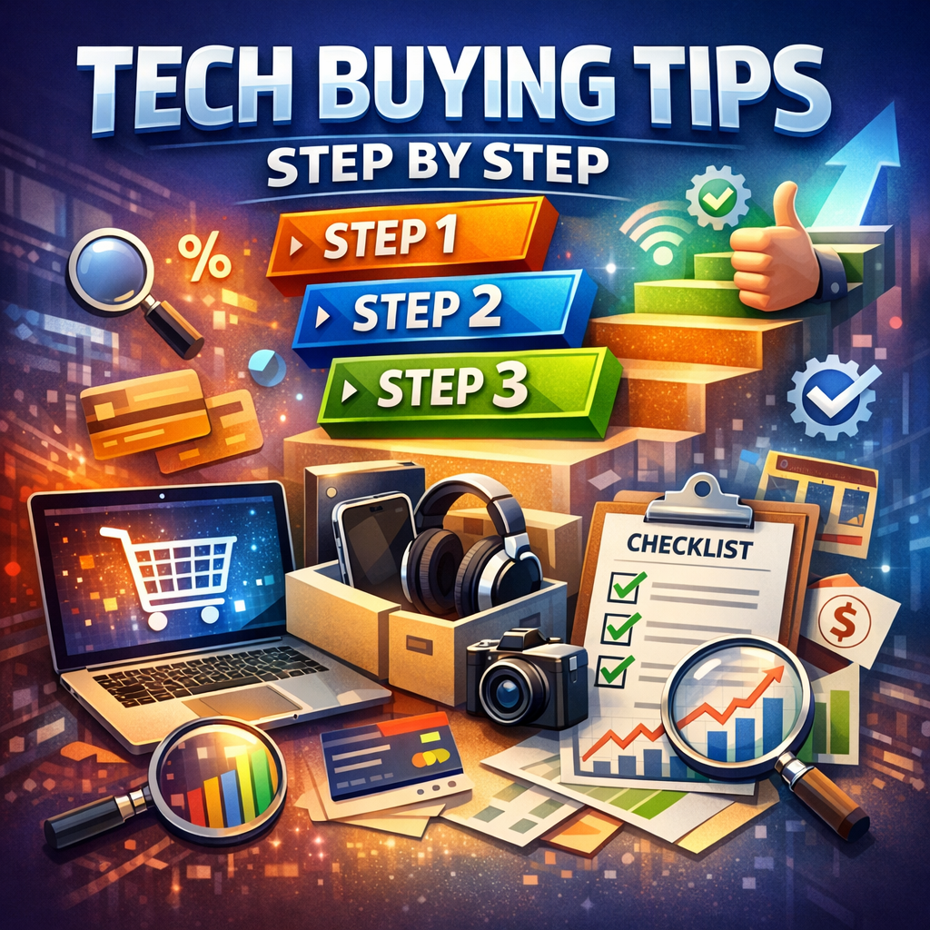 Illustration of Tech Buying Tips Step by Step: Ultimate Guide for Effortless Success