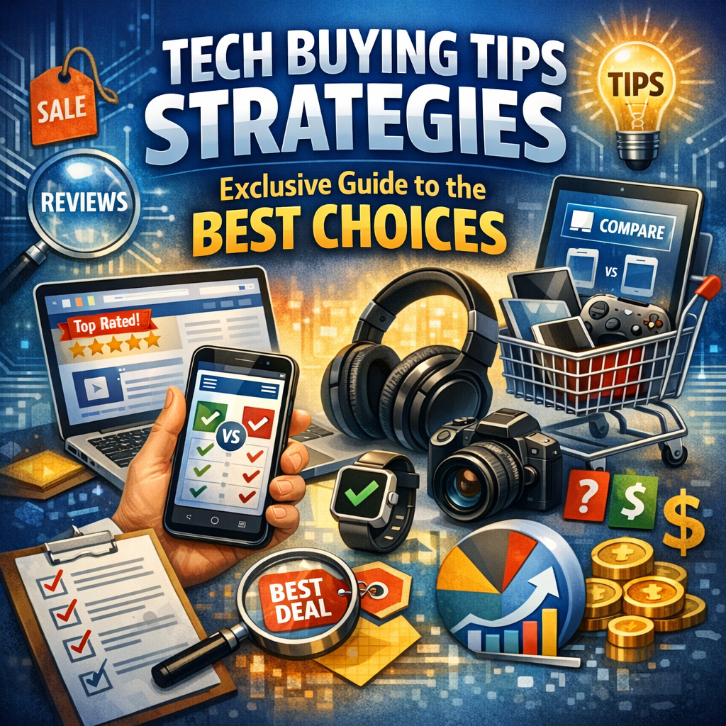 Illustration of Tech Buying Tips Strategies: Exclusive Guide to the Best Choices