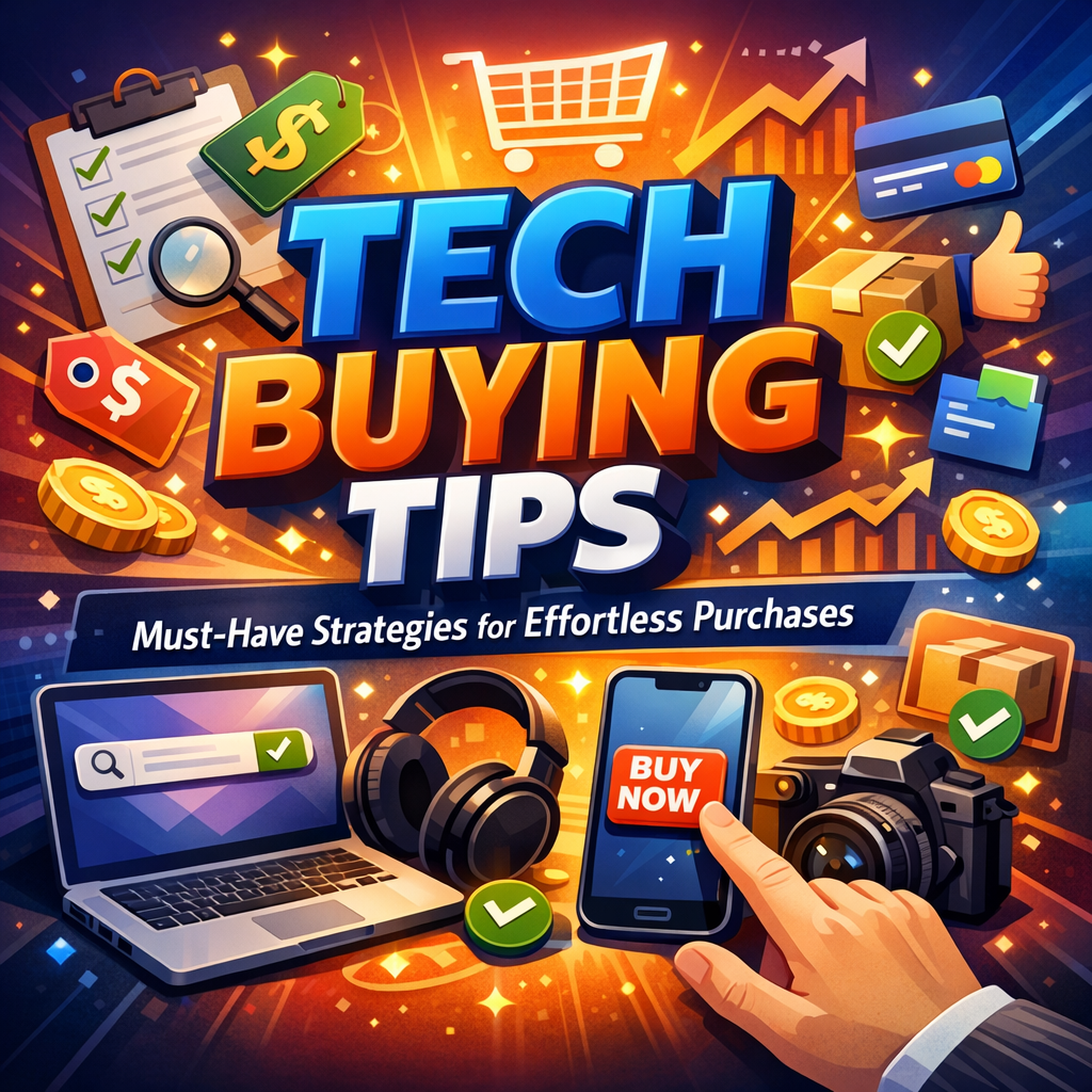 Illustration of Tech Buying Tips Tips: Must-Have Strategies for Effortless Purchases
