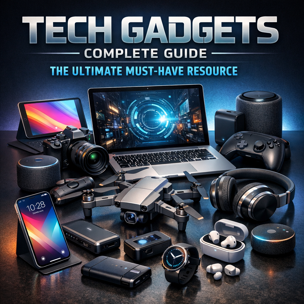 Illustration of Tech Gadgets Complete Guide: The Ultimate Must-Have Resource