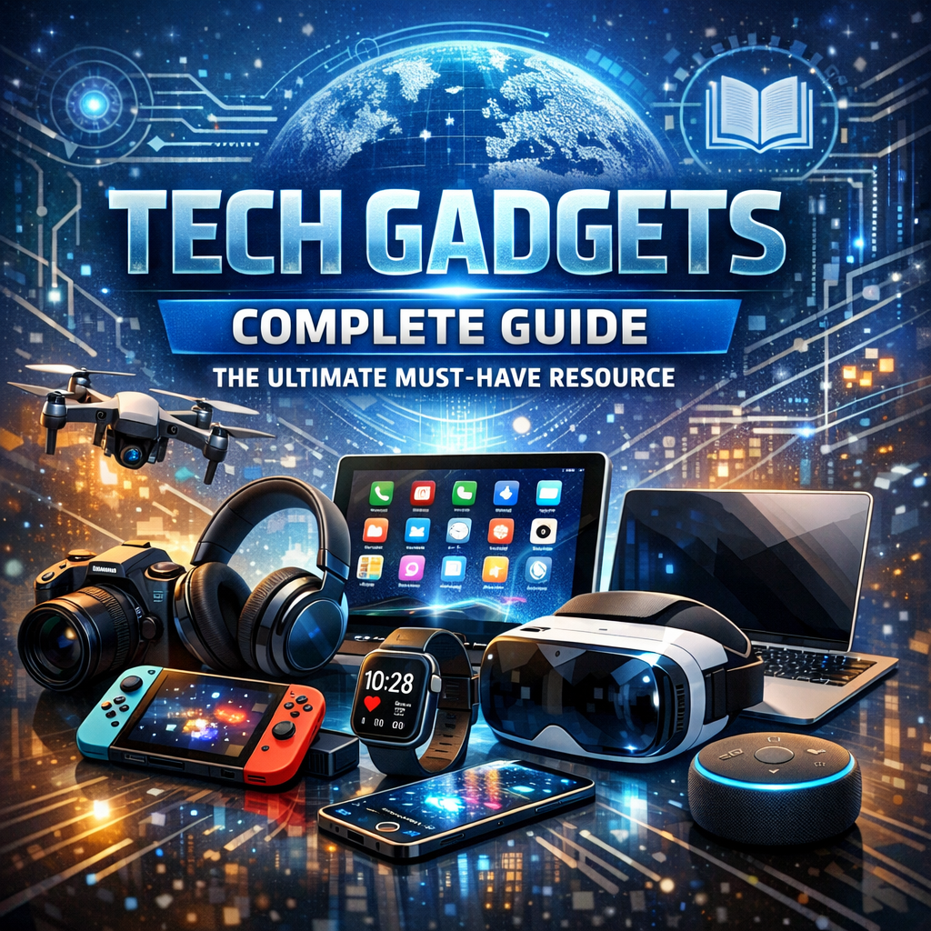 Illustration of Tech Gadgets Complete Guide: The Ultimate Must-Have Resource