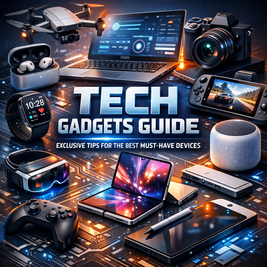 Illustration of Tech Gadgets Guide: Exclusive Tips for the Best Must-Have Devices