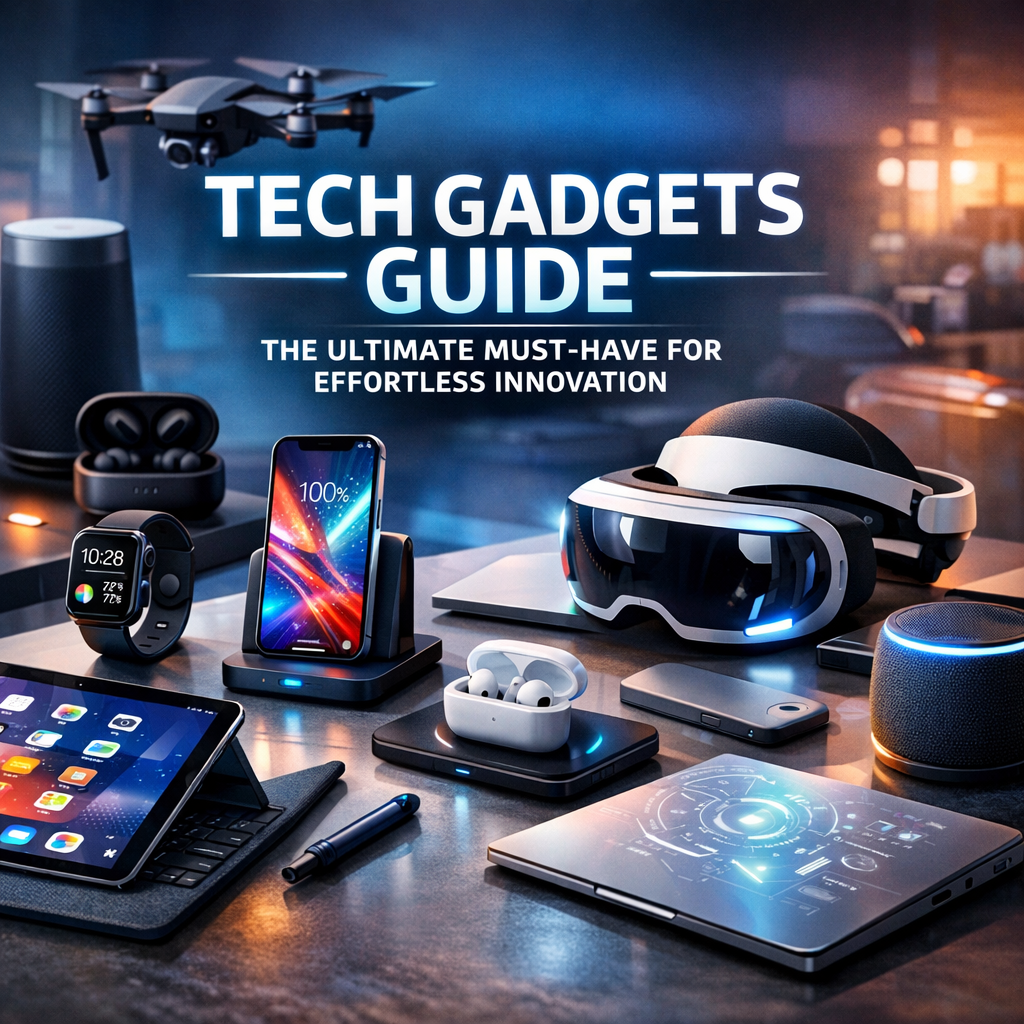 Illustration of Tech Gadgets Guide: The Ultimate Must-Have for Effortless Innovation