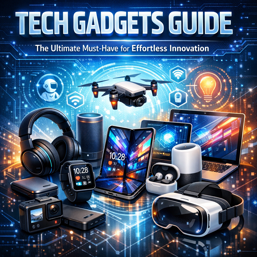 Illustration of Tech Gadgets Guide: The Ultimate Must-Have for Effortless Innovation